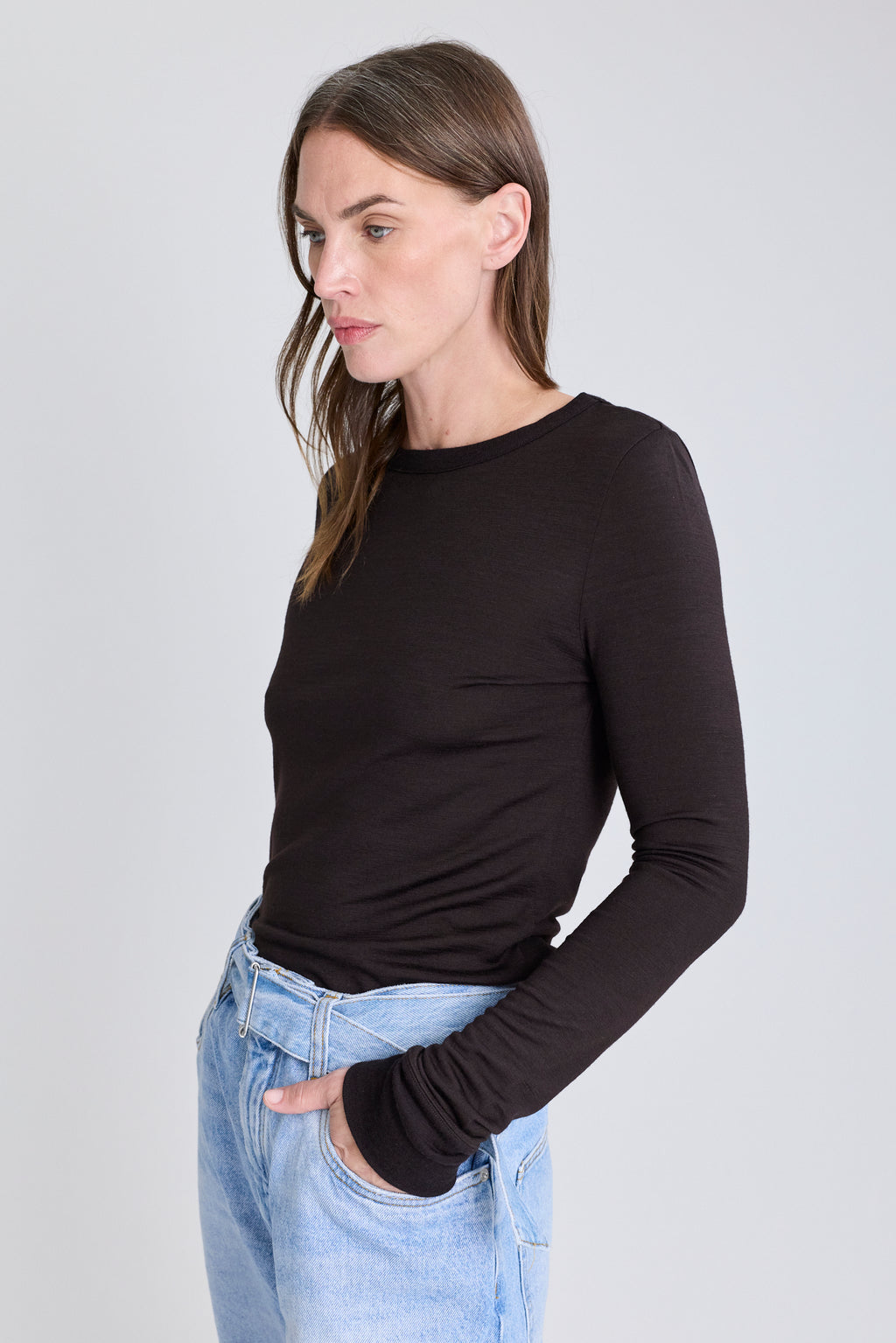 Malin Jersey Long Sleeve Top