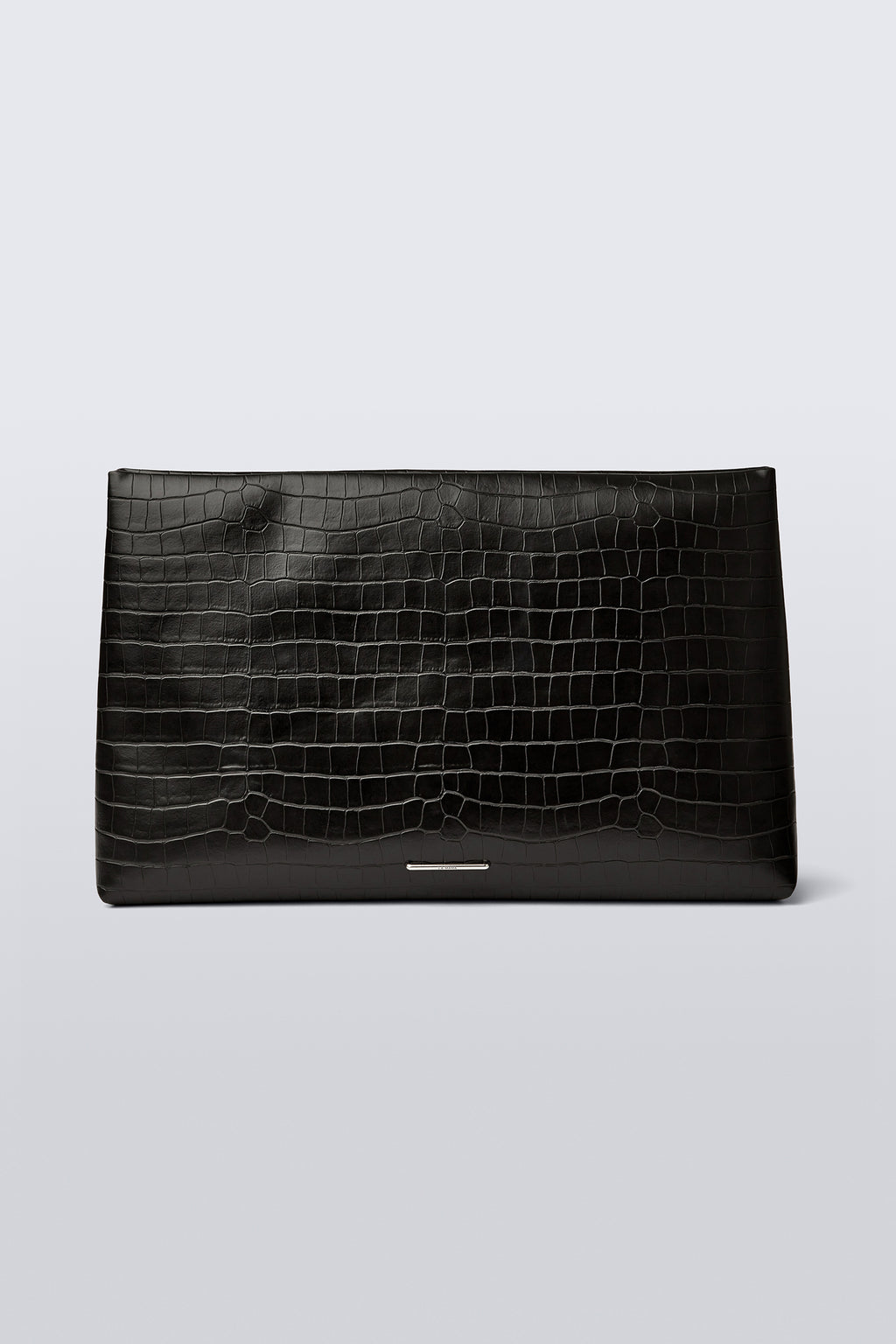 XXL Pouch - Black Matte Croco