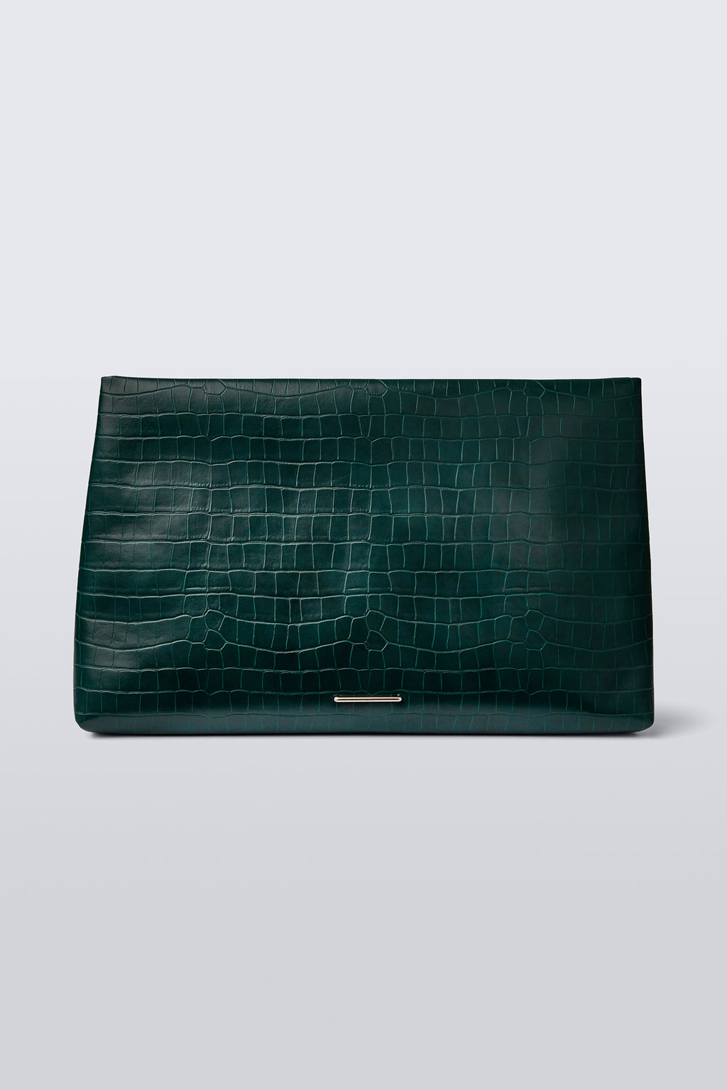 XXL Pouch - Green Matte Croco