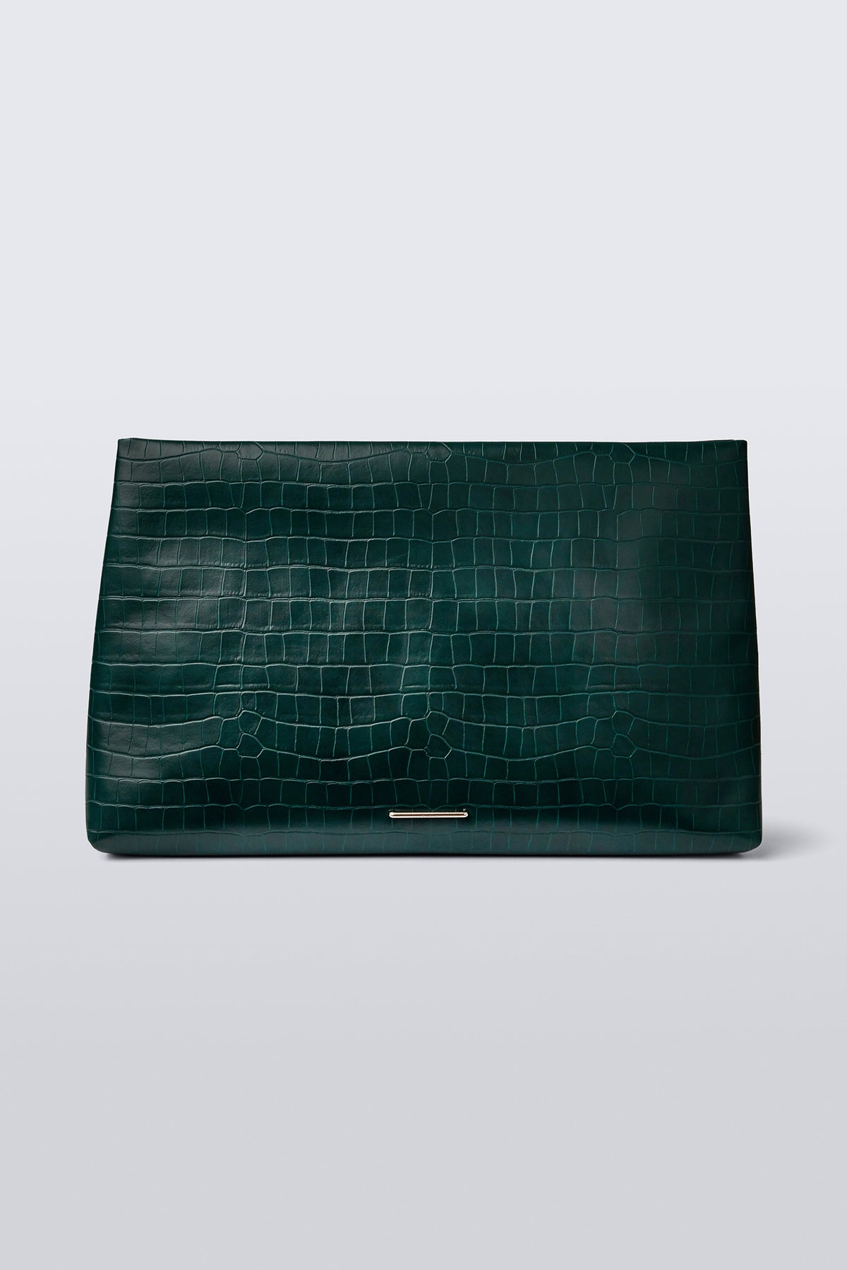 XXL Pouch - Green Matte Croco
