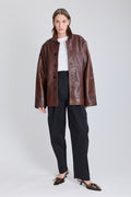 Landau Leather Slim Fit Jacket