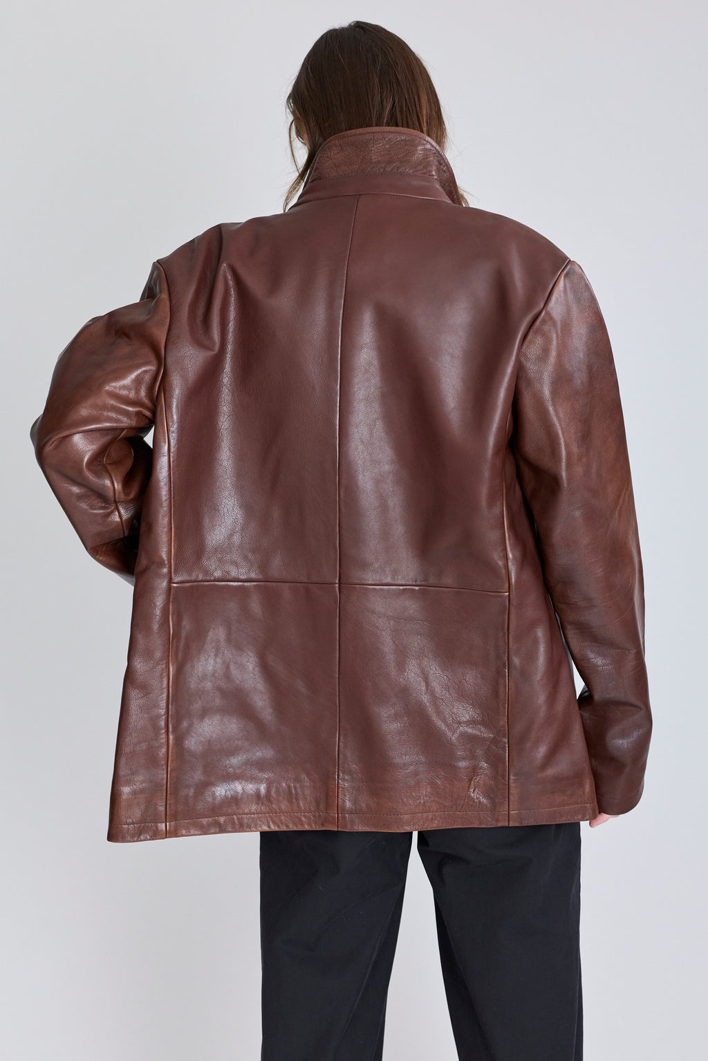 Landau Leather Slim Fit Jacket