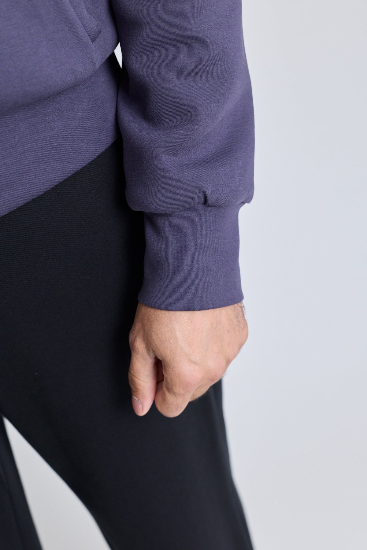 Reversible High-Neck Zip Jersey Jacket
