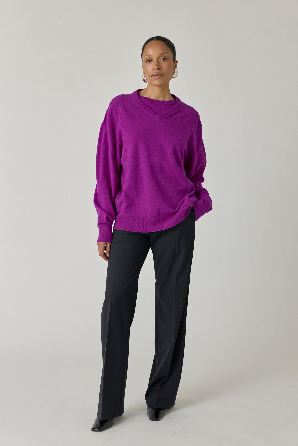 Col V Col Rond Sweater