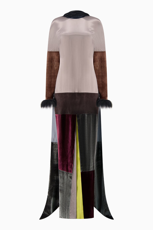 Panelled Gown