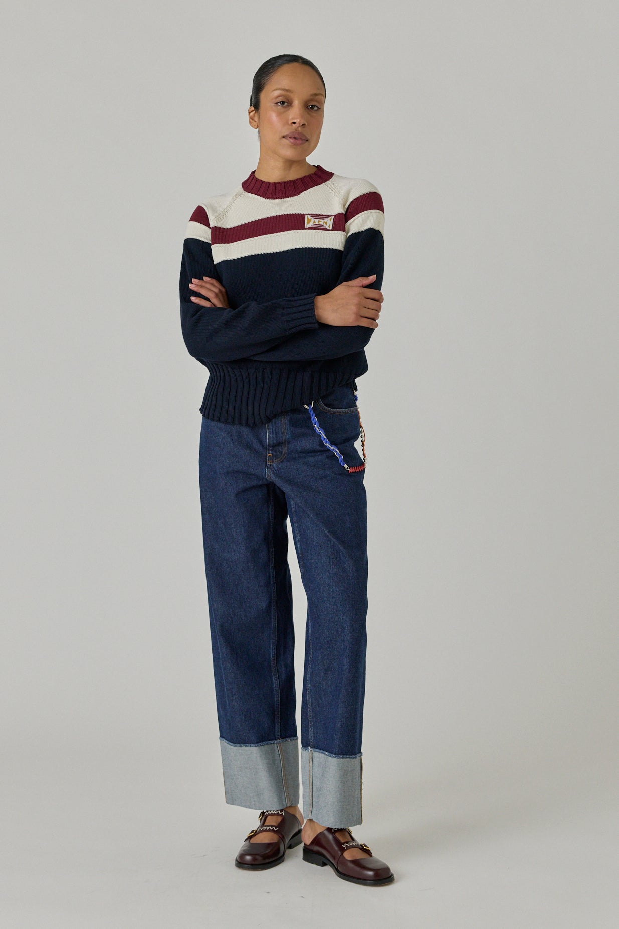 Inside Out Denim Trouser