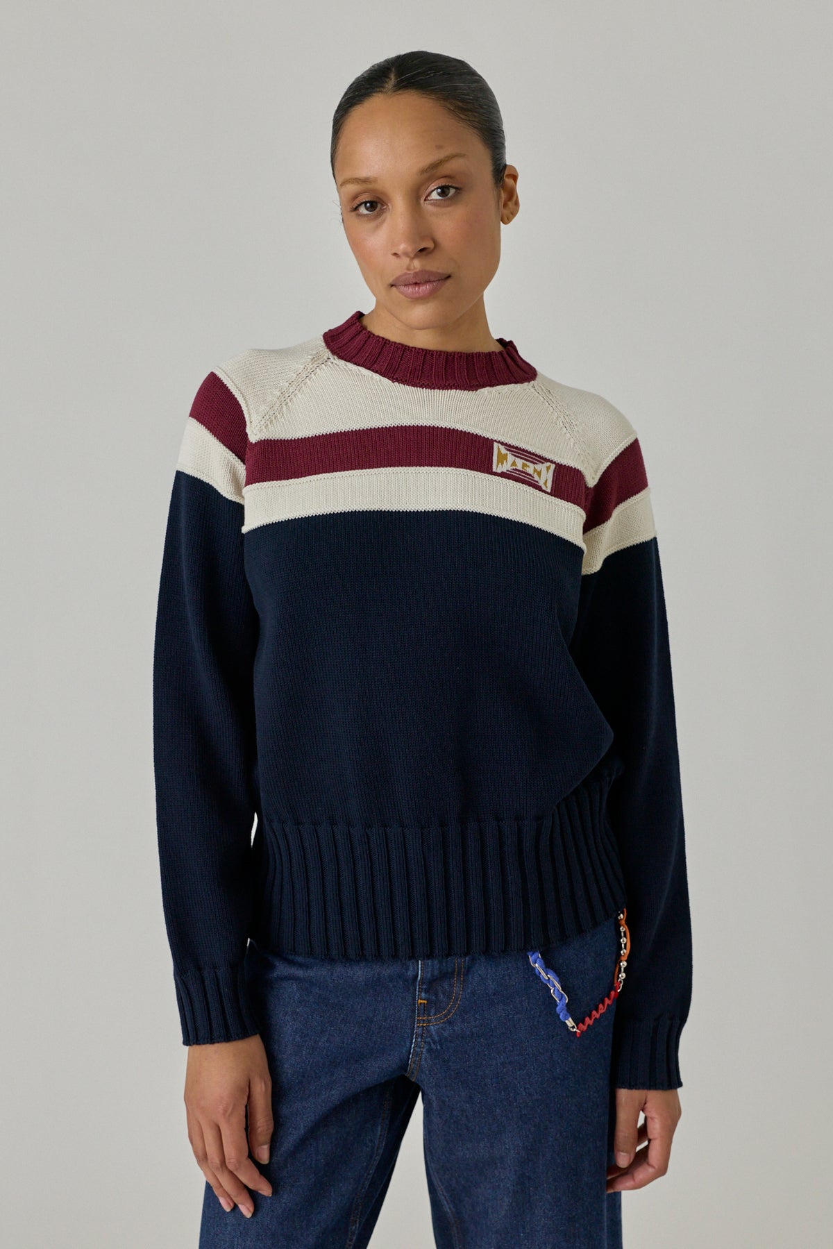 Roundneck Sweater - Navy