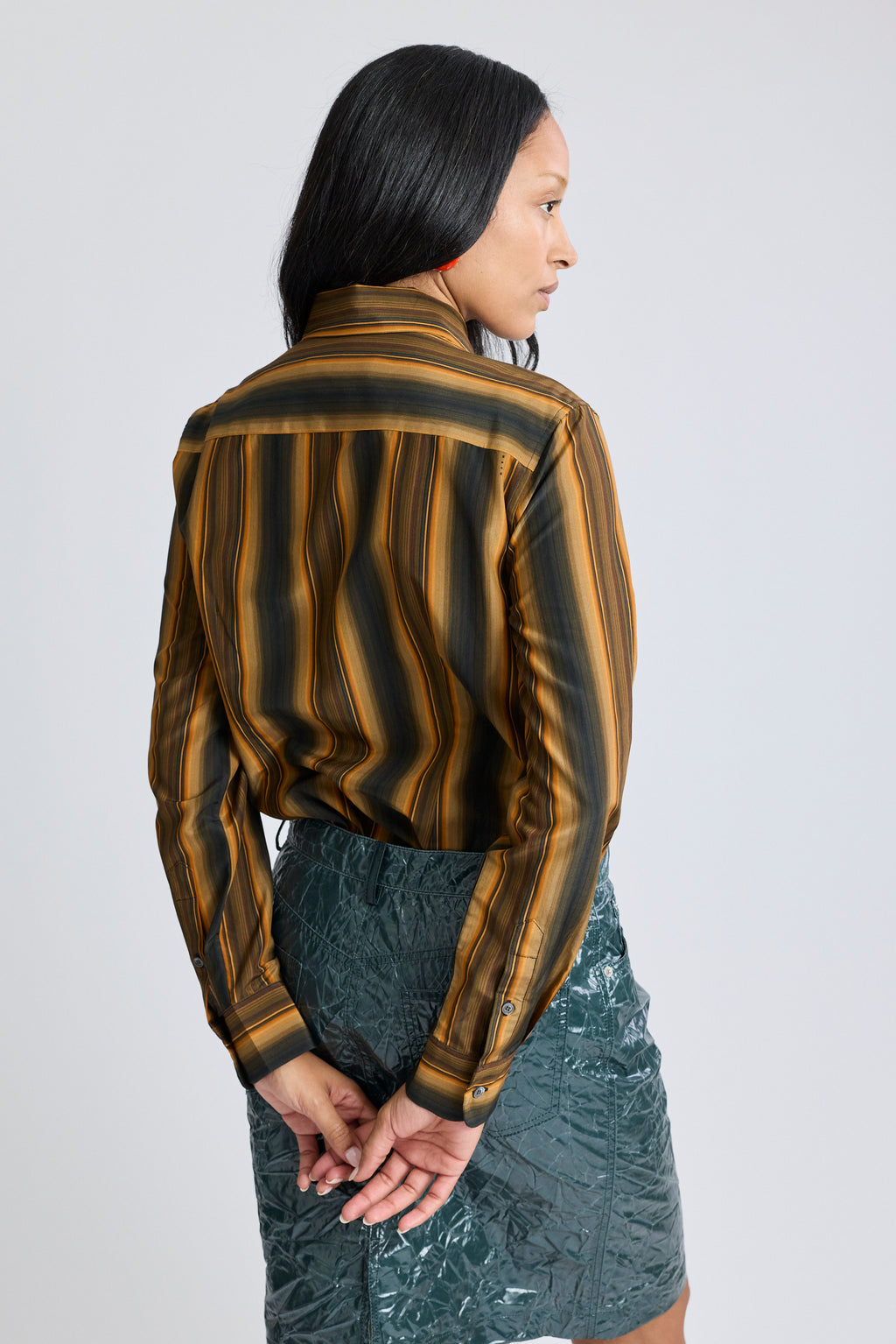 Silk Stripe Degradé Shirt