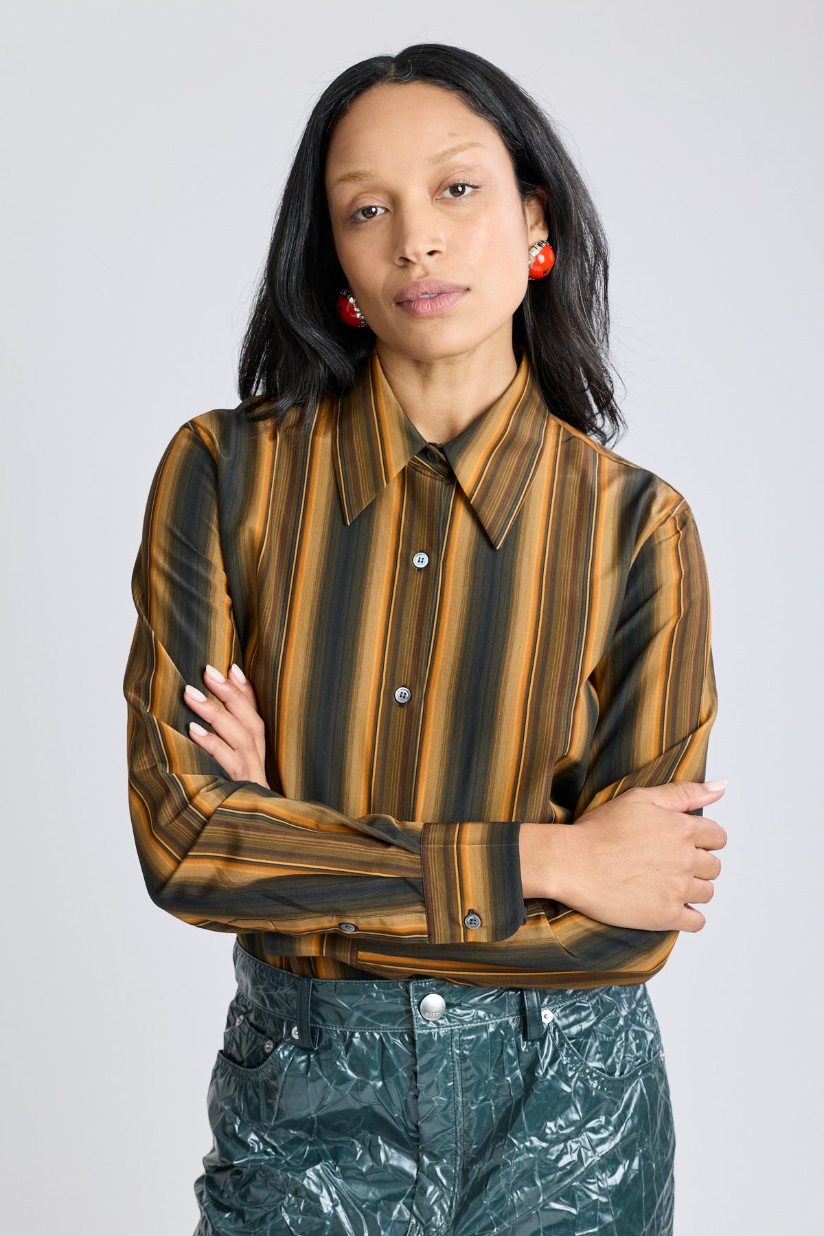 Silk Stripe Degradé Shirt