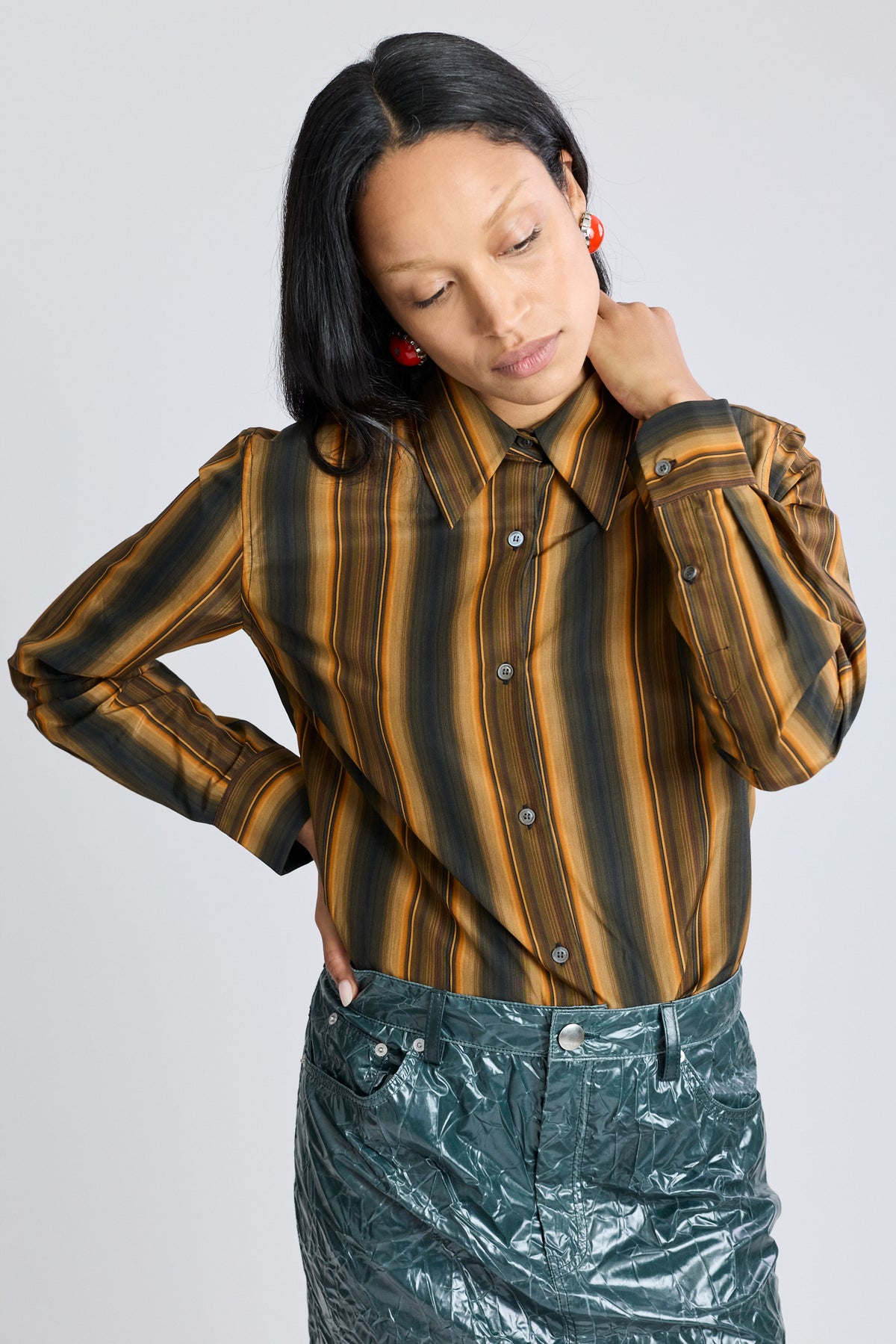 Silk Stripe Degradé Shirt