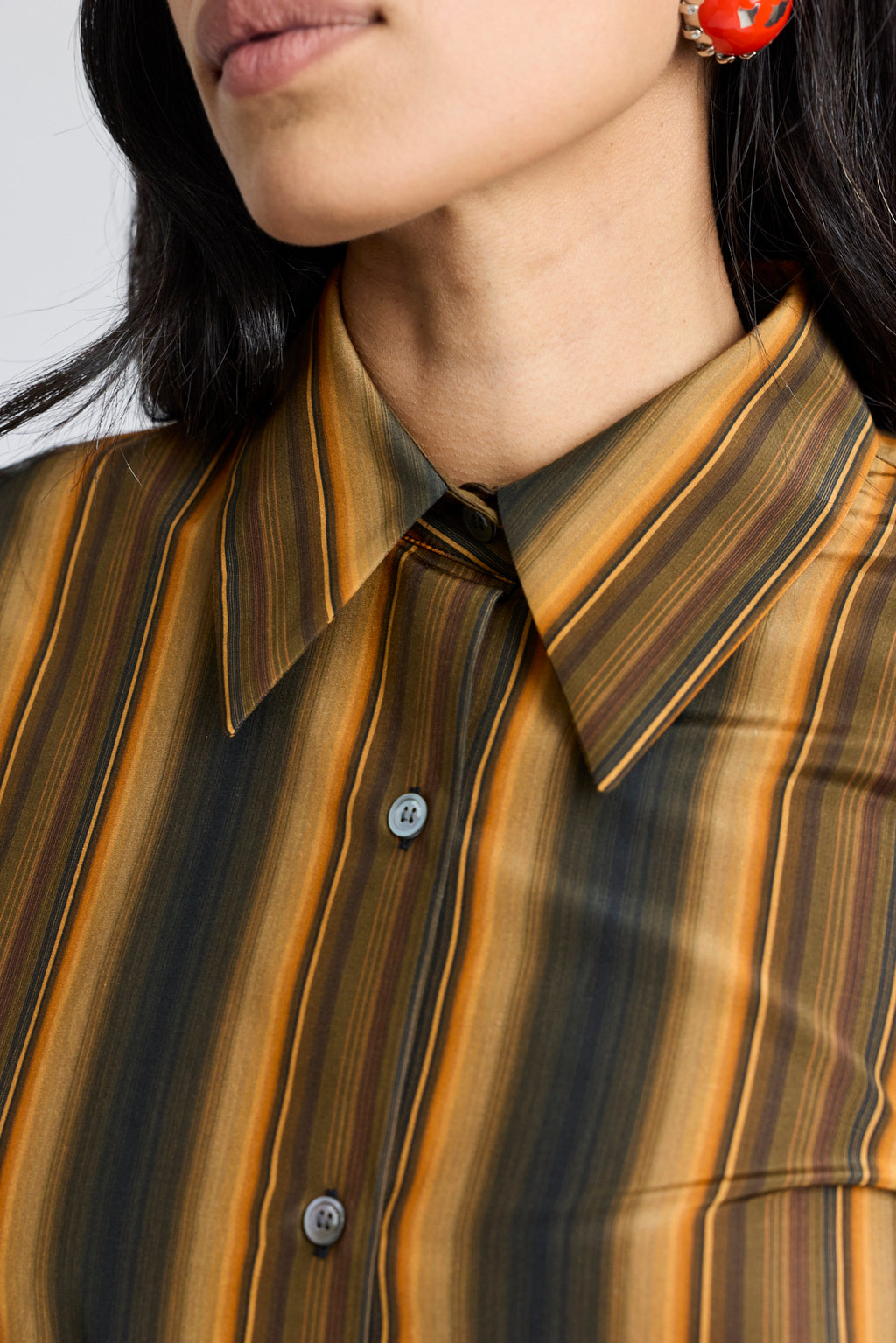 Silk Stripe Degradé Shirt