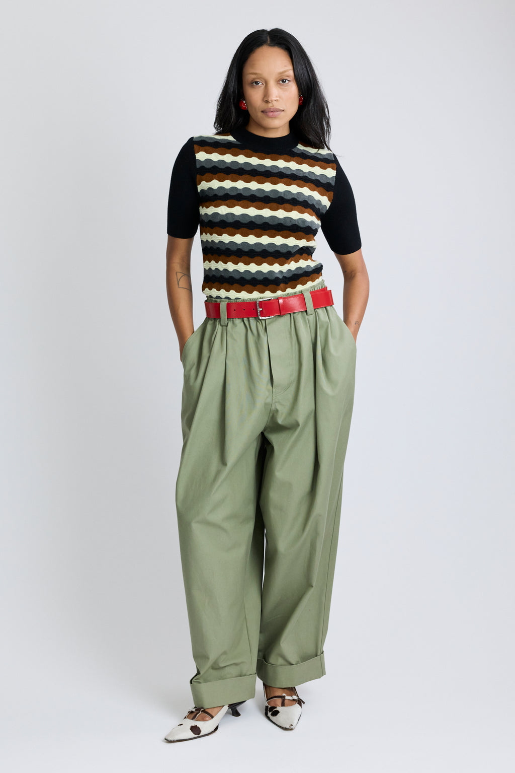 3D Wave Wool Jumper