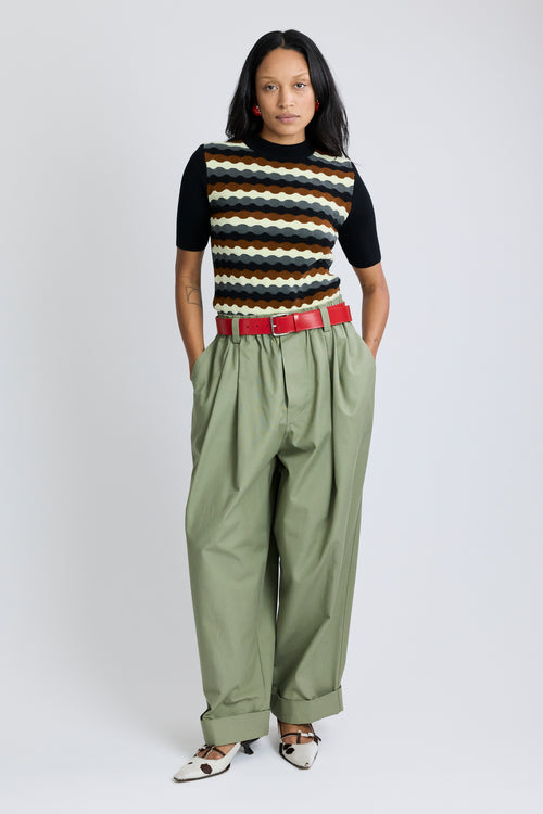 3D Wave Wool Jumper