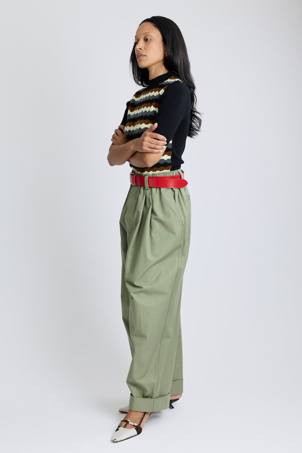 3D Wave Wool Jumper