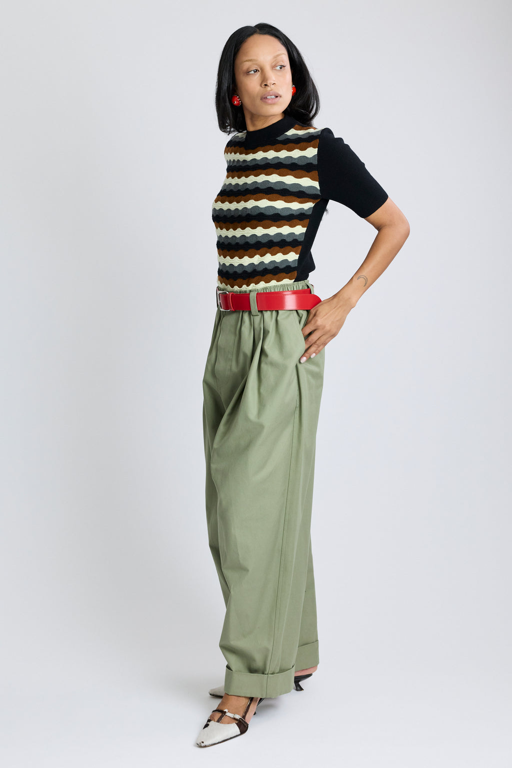 3D Wave Wool Jumper