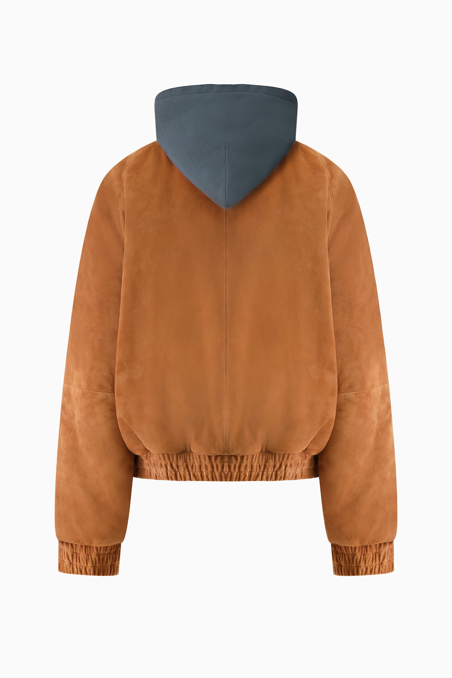 Bomber with Detachable Hood - Brown