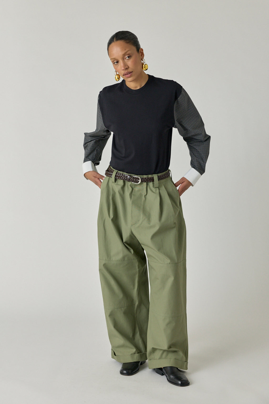 T-Shirt w/ Shirting Sleeves