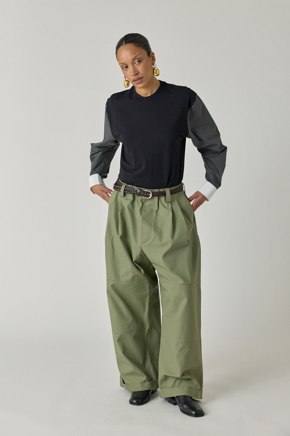 T-Shirt w/ Shirting Sleeves