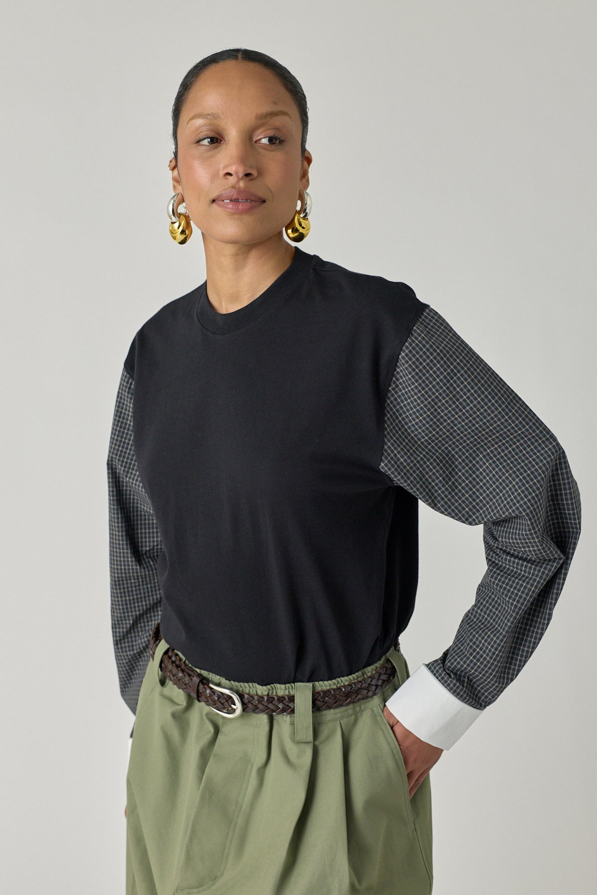 T-Shirt w/ Shirting Sleeves