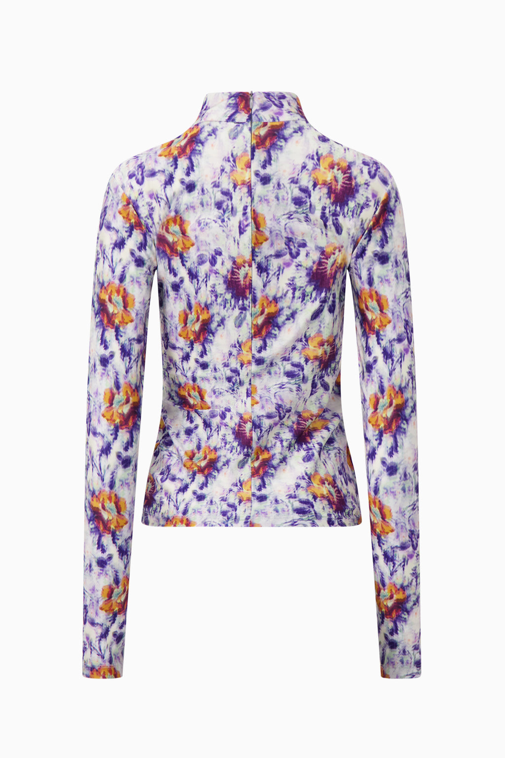 Mock Neck Long Sleeve T-Shirt