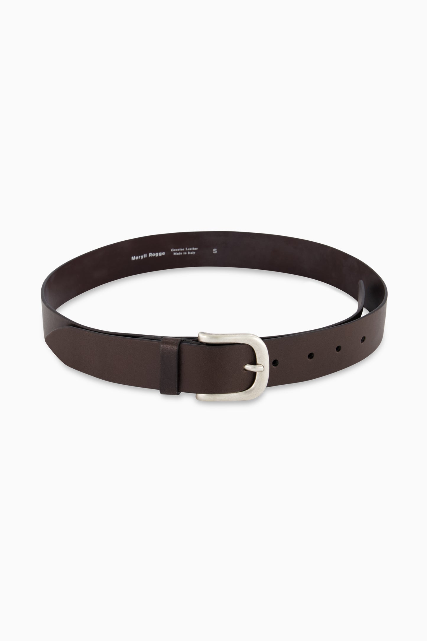 Plain Double Tip Belt - Brown