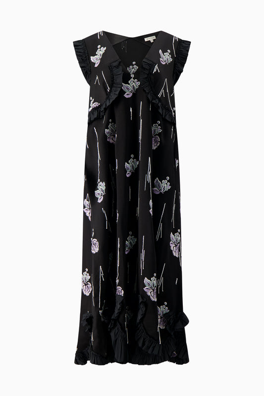 Long Embroidered Maxi Dress