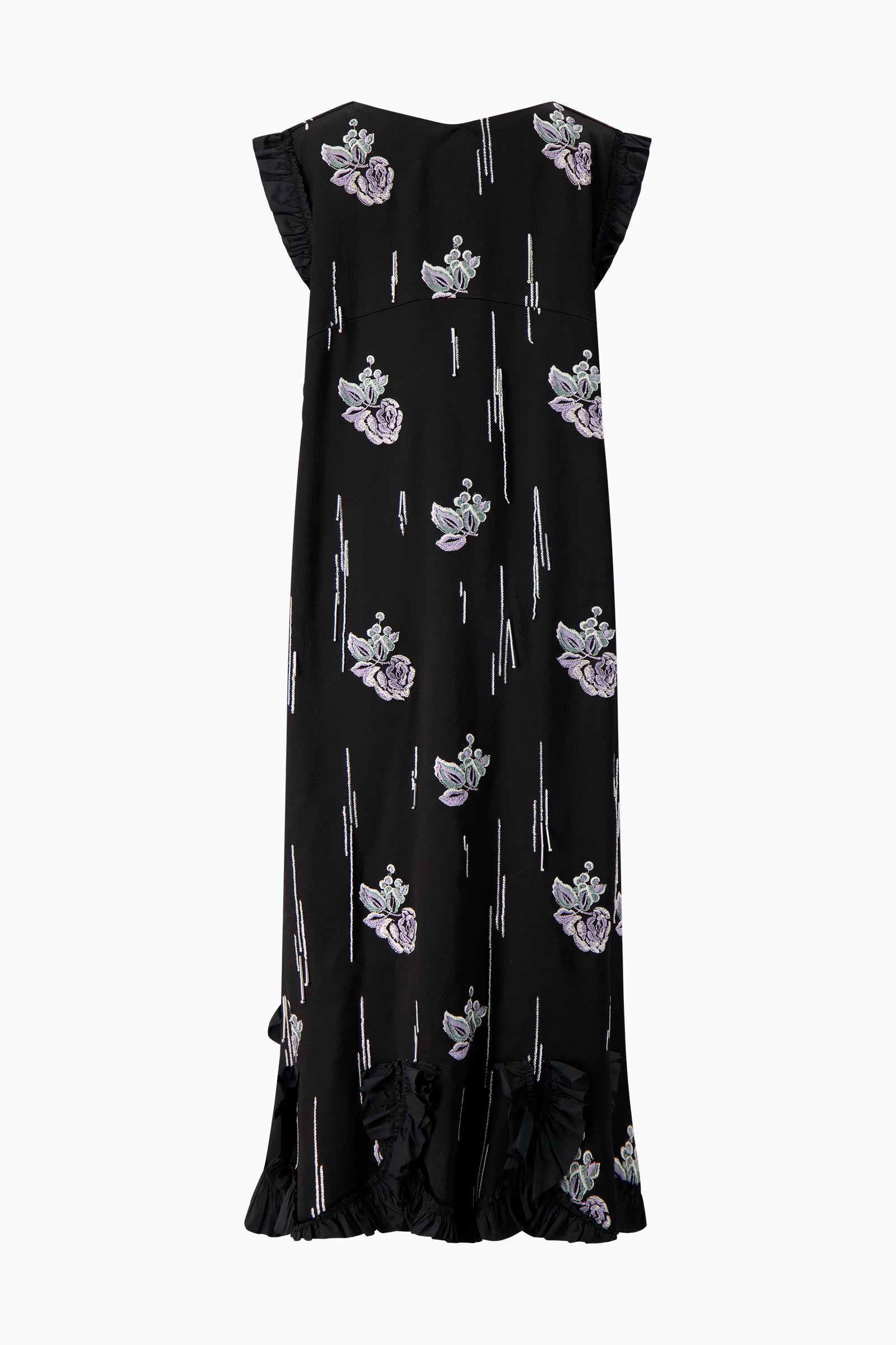 Long Embroidered Maxi Dress