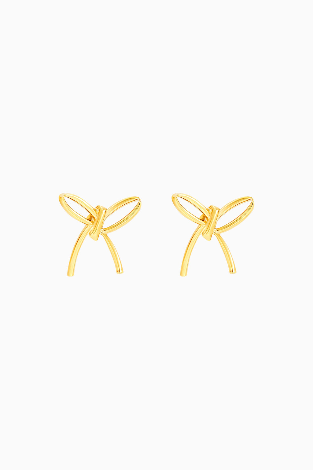 Metal Bow Earrings