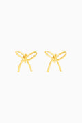 Metal Bow Earrings