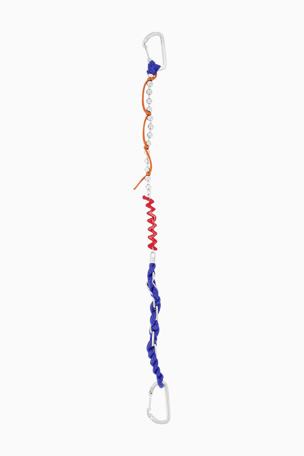 Metal and Cotton Chain Charm