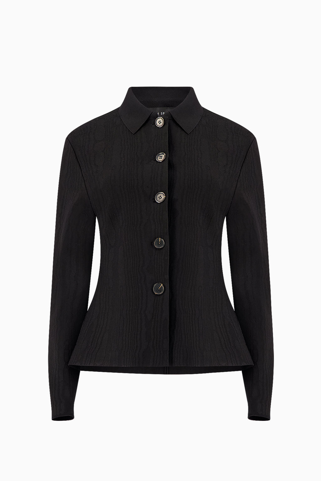 Moire Oliver Jacket - Black