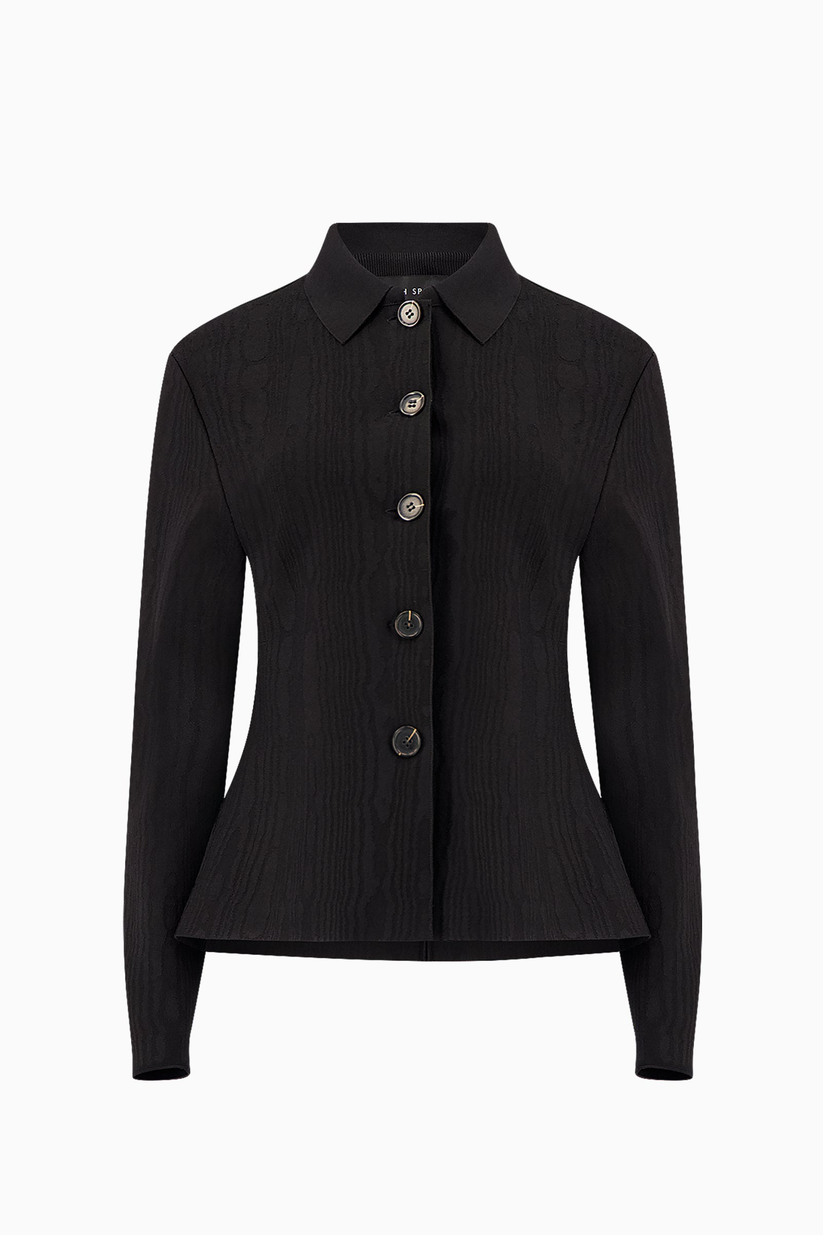 Moire Oliver Jacket - Black