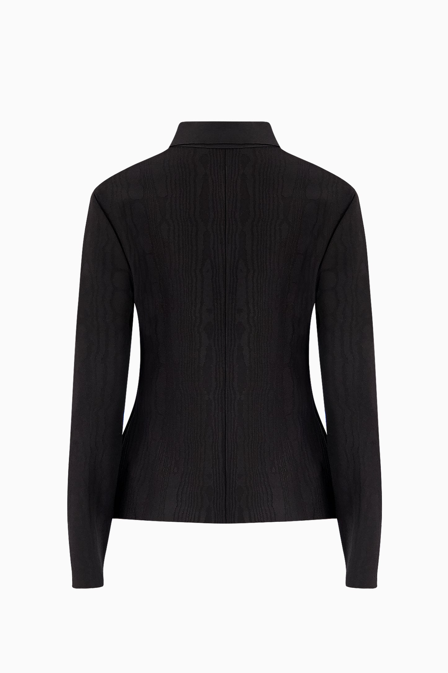 Moire Oliver Jacket - Black