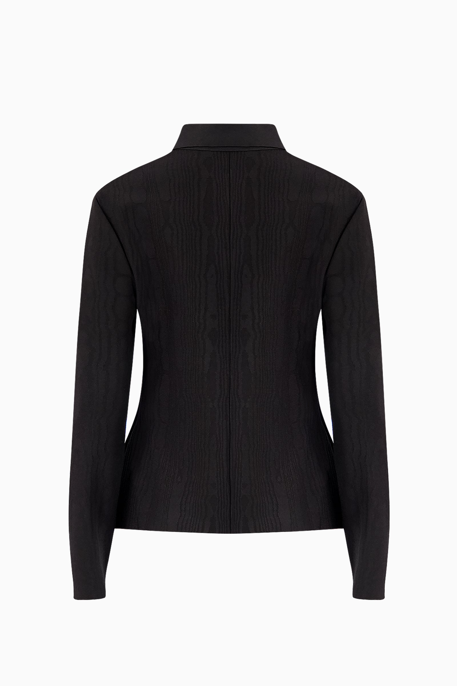 Moire Oliver Jacket - Black