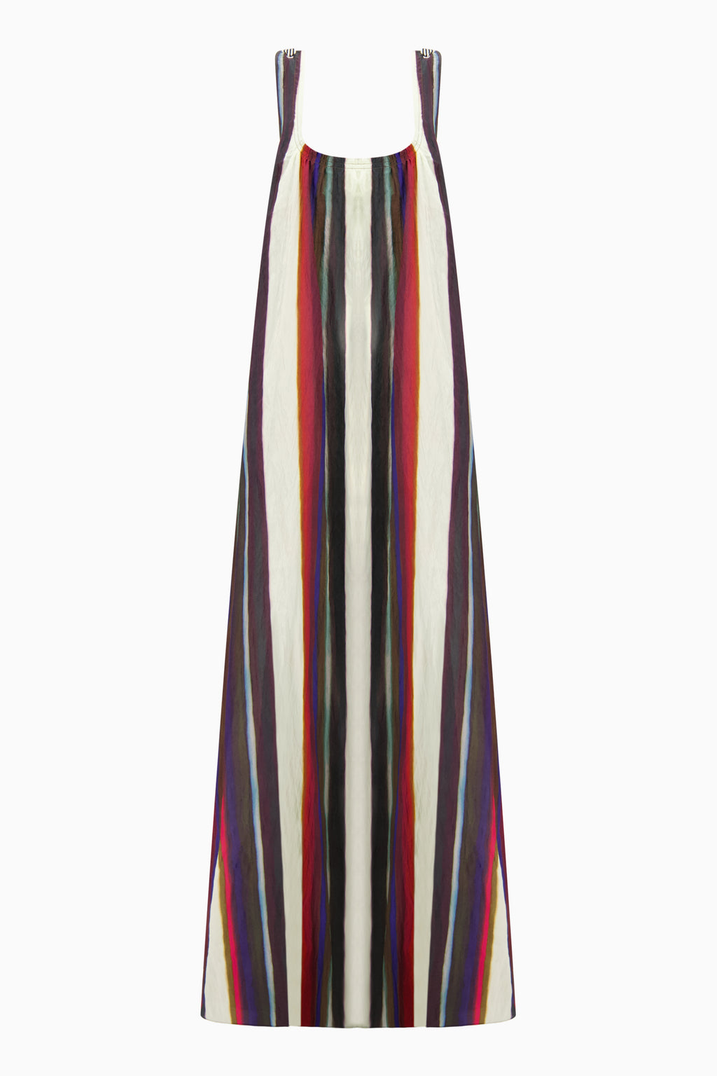 Morris Stripe Trapeze Maxi Dress
