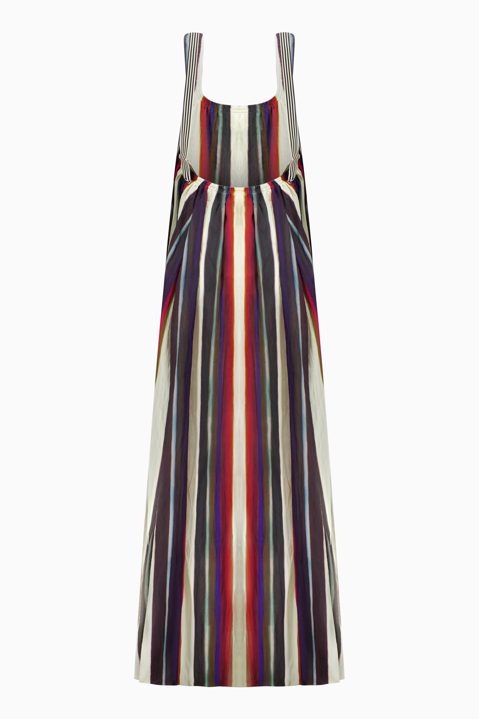 Morris Stripe Trapeze Maxi Dress