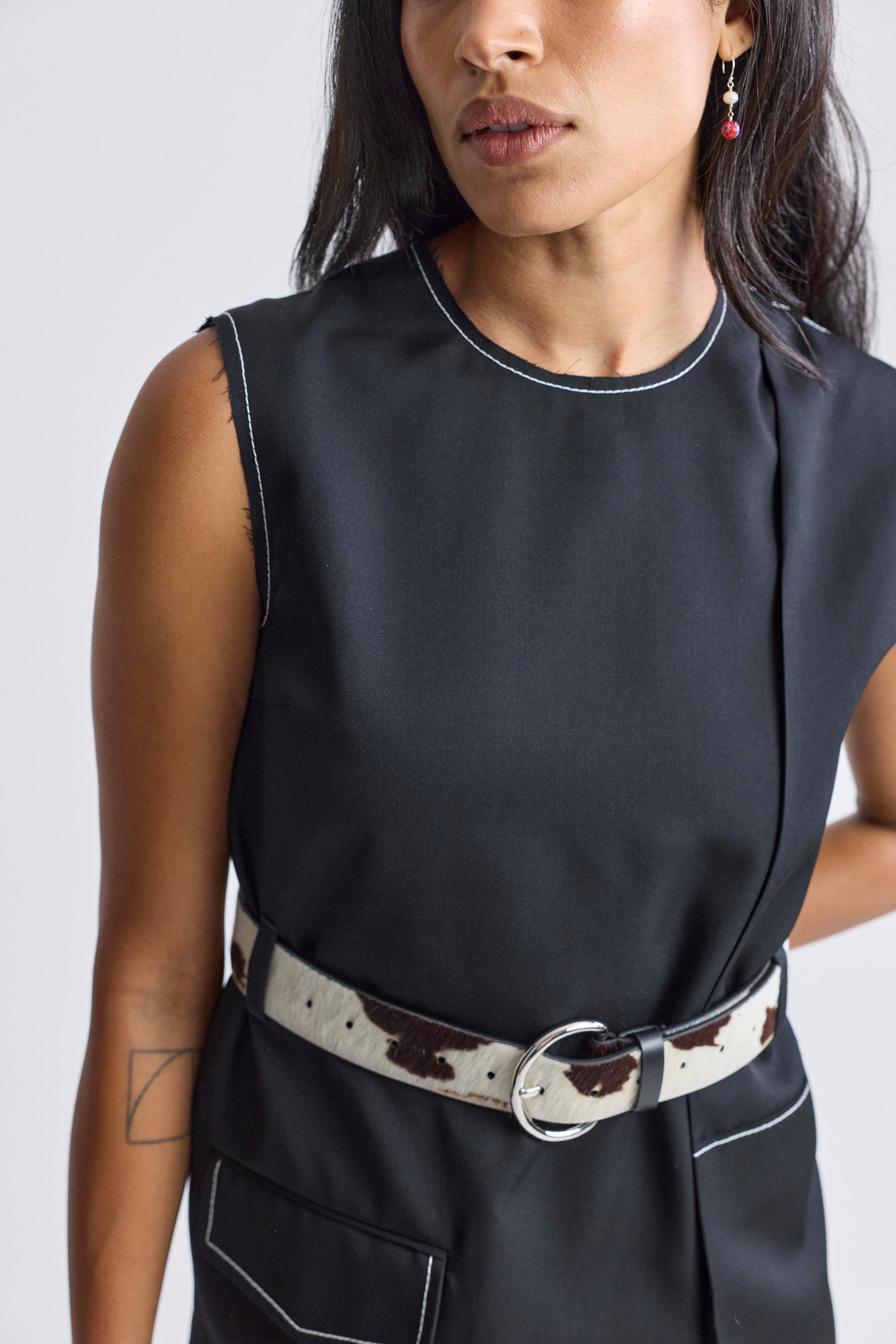 Cow Ponyhair Belt