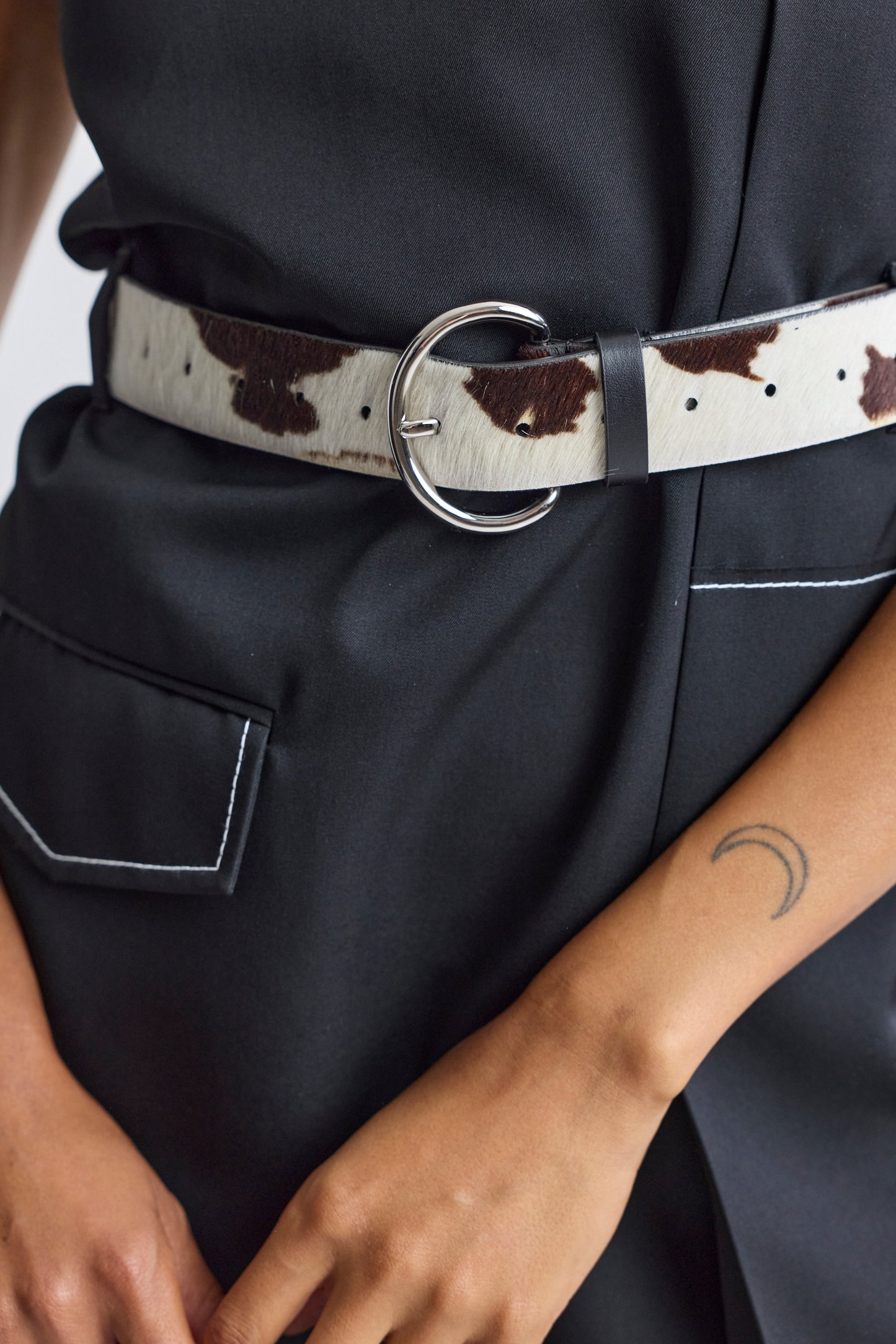 Cow Ponyhair Belt