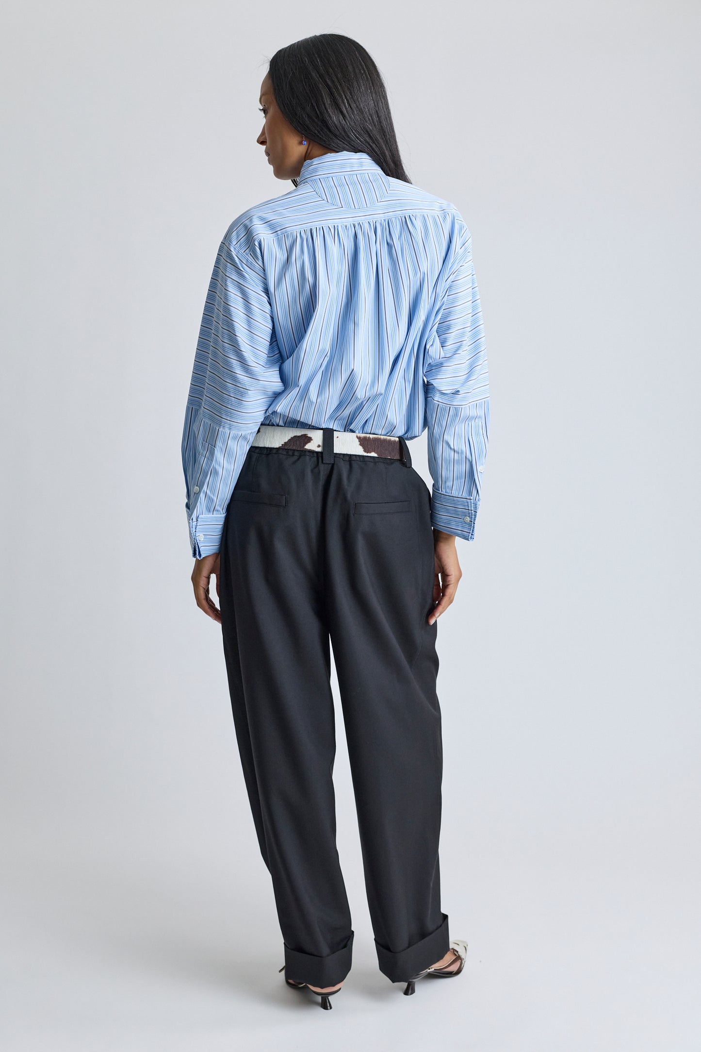 Striped Poplin Shirt