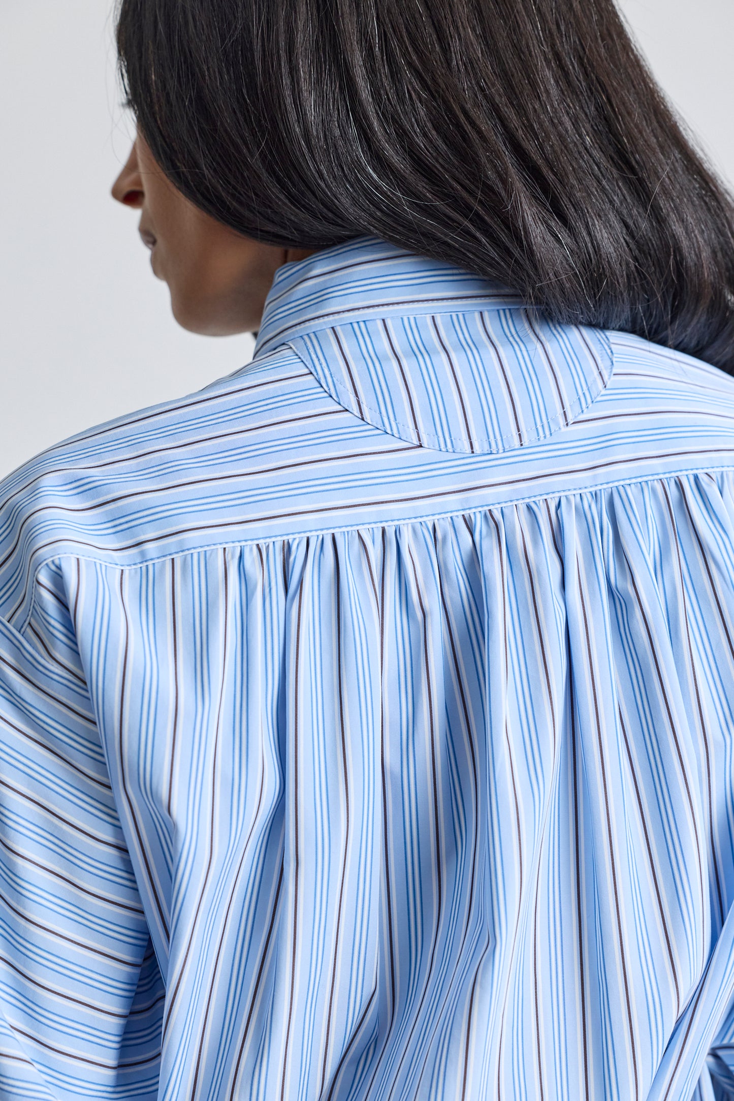 Striped Poplin Shirt