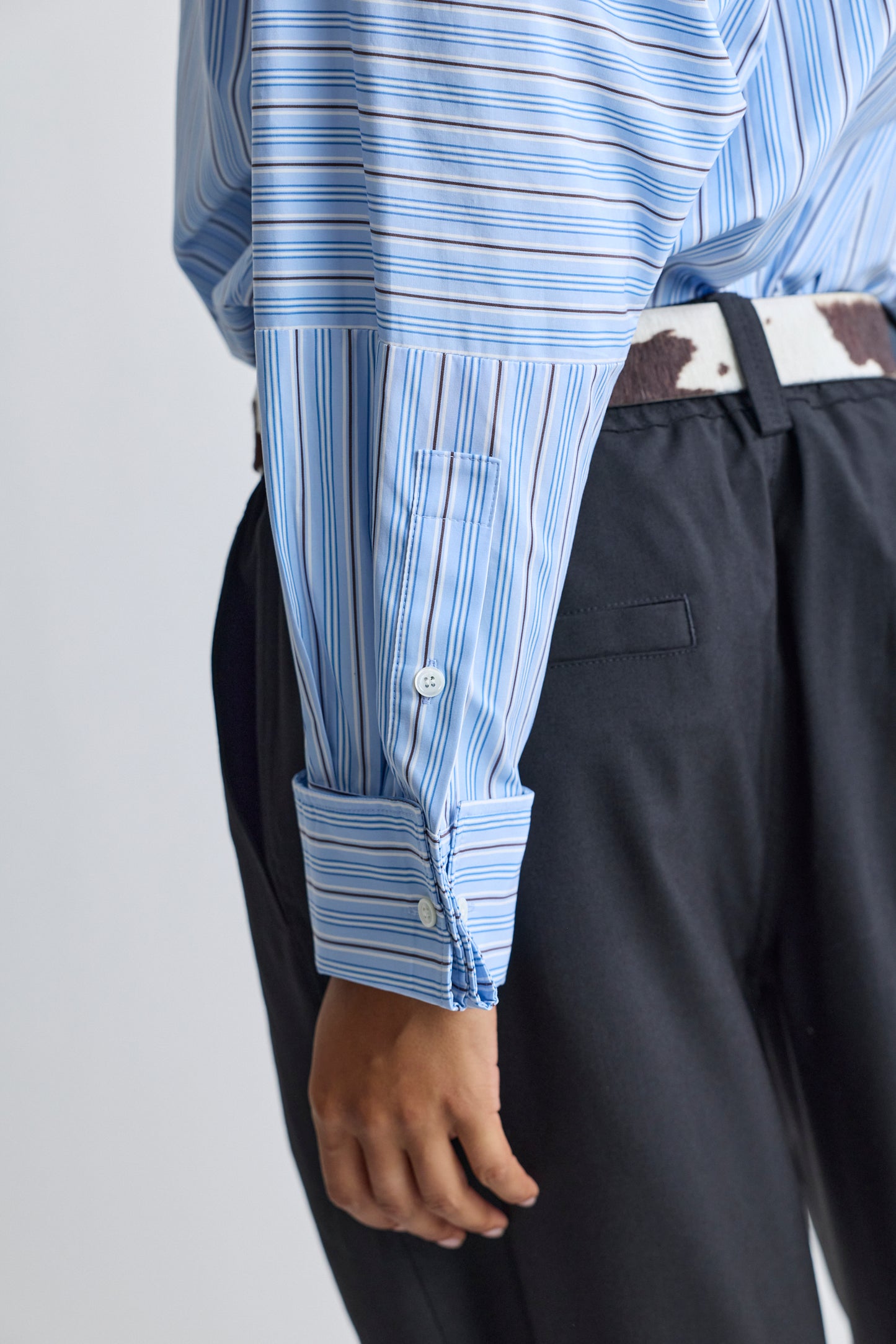 Striped Poplin Shirt