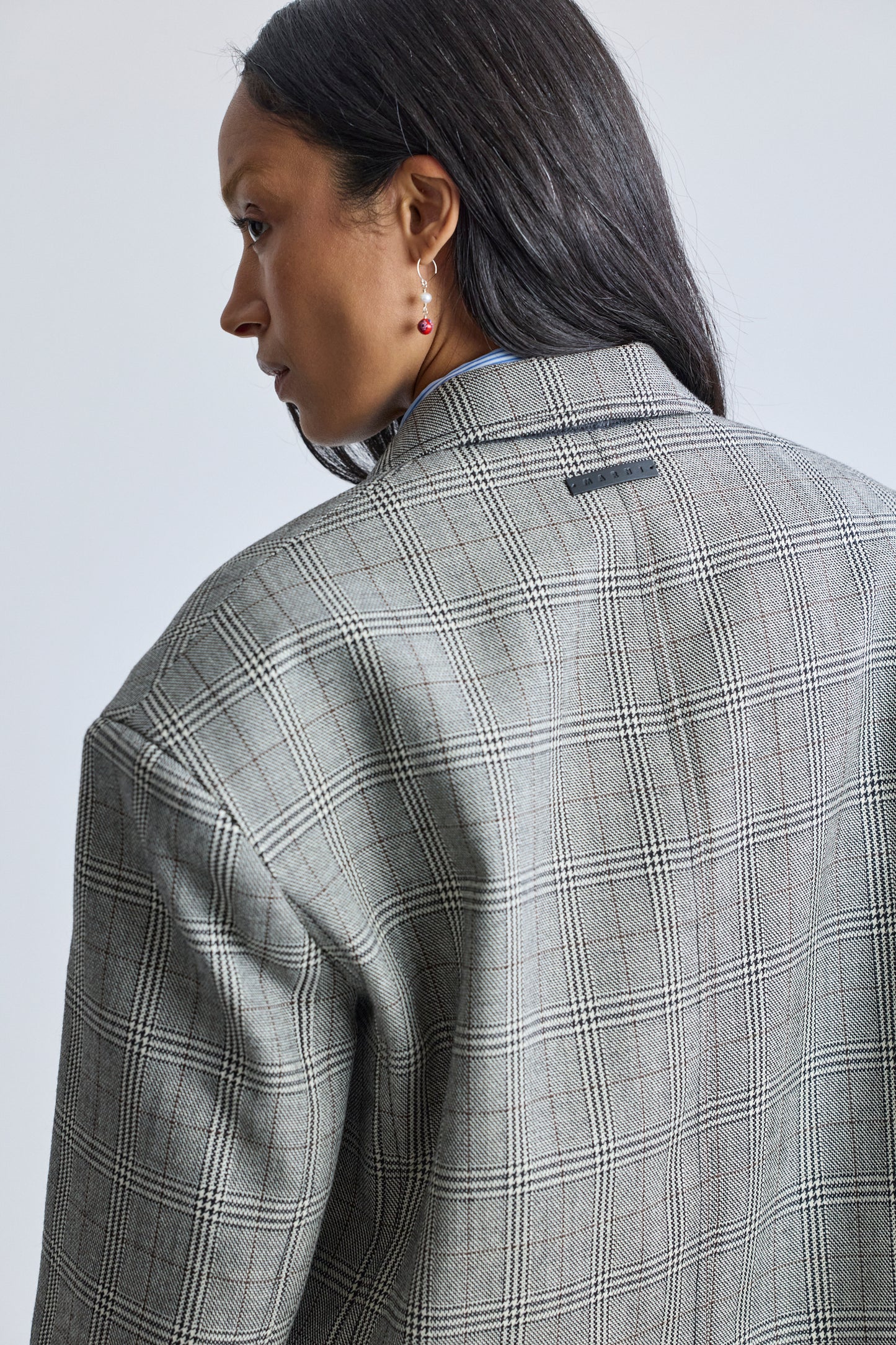 Prince Of Wales Oversized Blazer