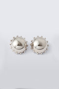 Dome Earrings - Silver