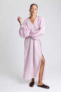 The V-Neck Touareg Dress - Lavender