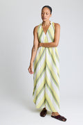 The Halter Dress - Striped
