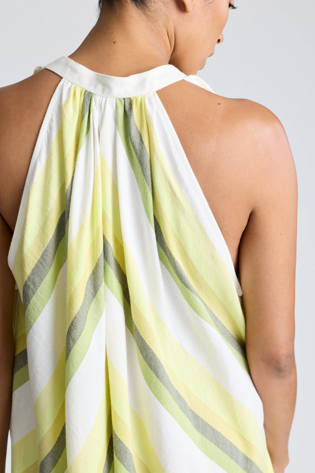 The Halter Dress - Striped