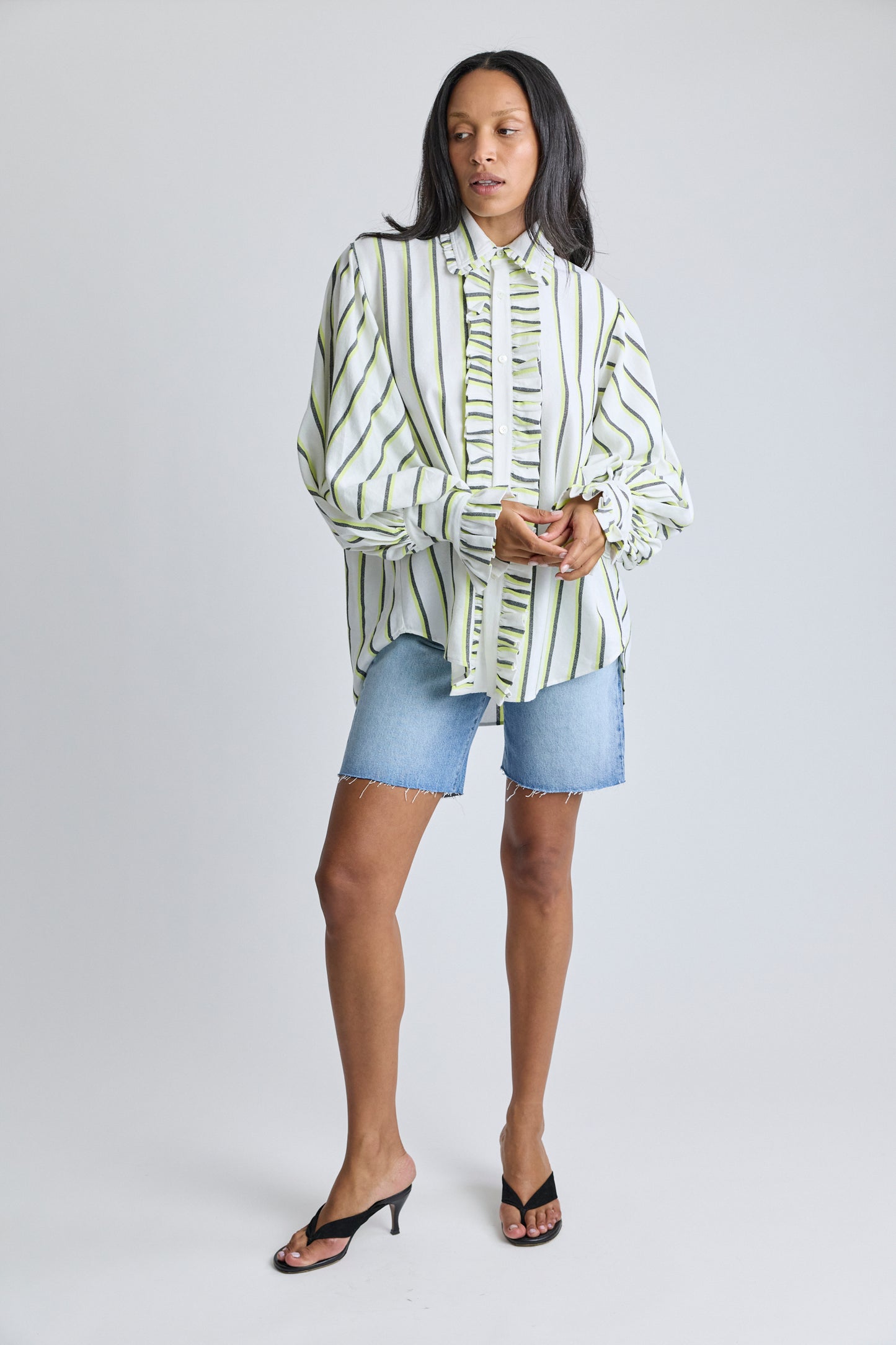 The Blouse - Silk Sunny + Black