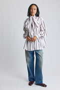 The Scarf Blouse - Stripe