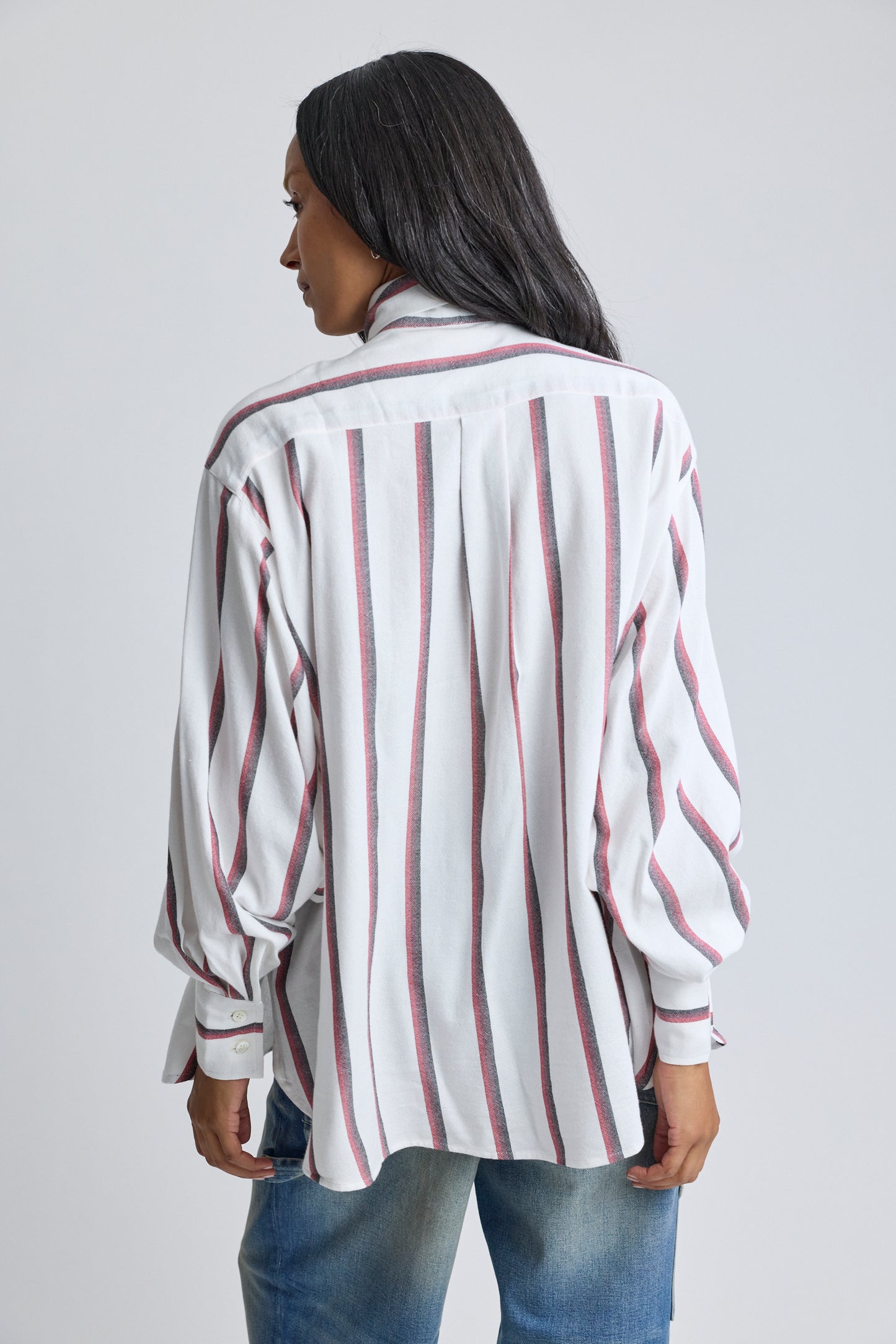 The Scarf Blouse - Stripe