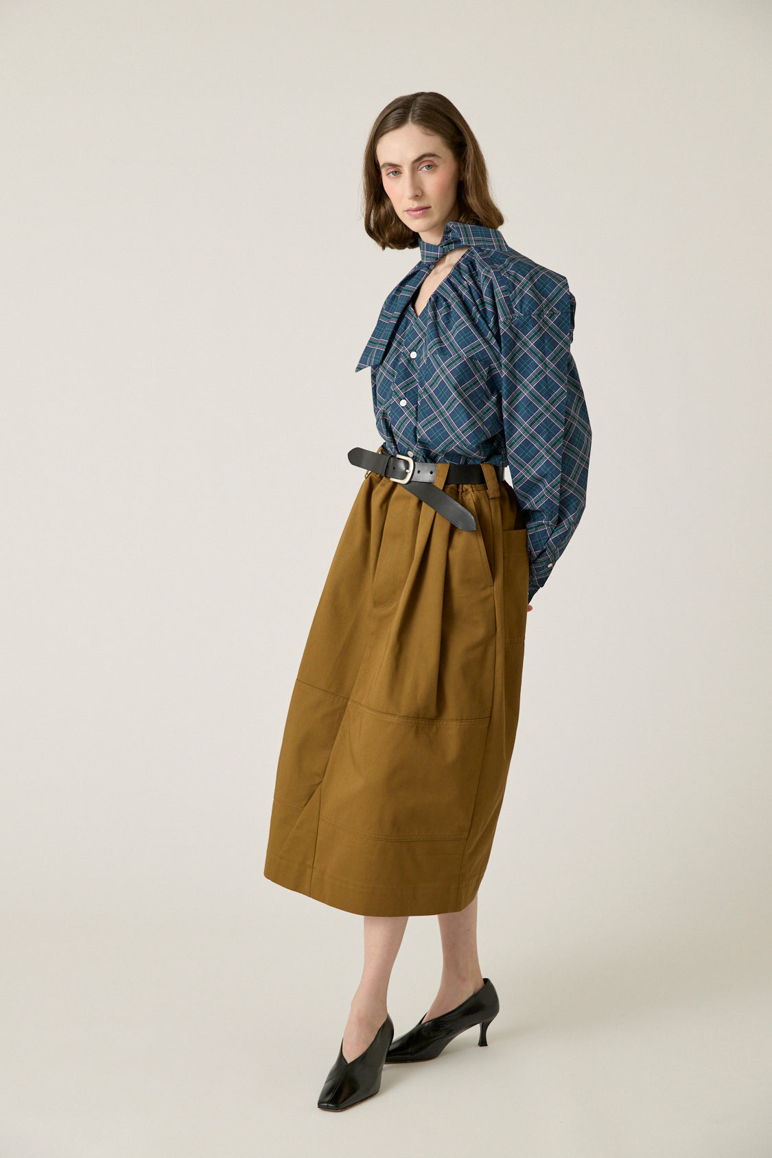 Workwear Drawstring Skirt